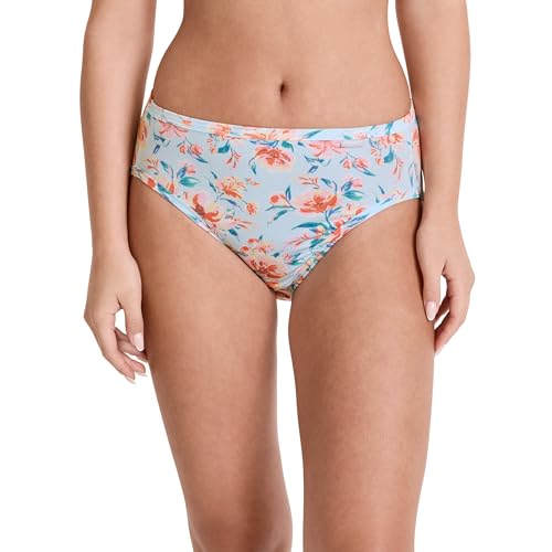 Image of Jockey Women's Underwear: Supersoft French Cut, 3 Pack, Formal Light Blue Floral /Sunrise Peach /Echo Blue, 8