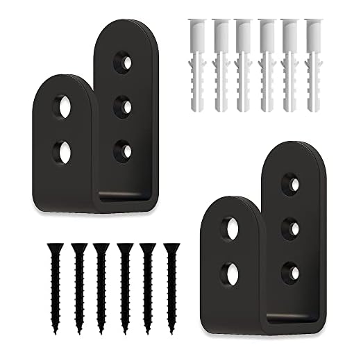 skysen Upgrade Door Security Barricade Brackets,Thickness-1/4" Drop Open Bar Holder Steel U Bracket fit for 2 x 4 Lumber,Carbon Steel,Black(fdzj-1)