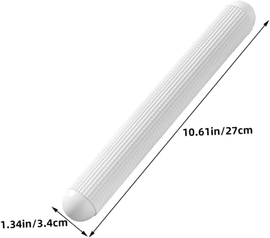 6pcs Plastic Nonstick Rolling Pin Set for Dough Baking, Compact Small French-style Roller Pins, Lightweight Kitchen Tool for Pizza, Pastry, Noodles, and Dumpling Wrappers