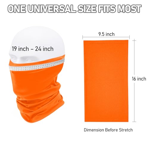 Image of TICONN Neck Gaiter Face Cover Scarf, Neck Warmer Breathable Sun & Wind-proof for Skiing Fishing Hiking Cycling
