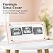 KeaBabies Baby Sonogram Picture Frames - Trio Ultrasound Picture Frames, First Time Mom Gift, Cute Pregnancy Reveal Photo Frame, Baby Gender Reveal Gift, Newborn Nursery Decor (Petal Pink)
