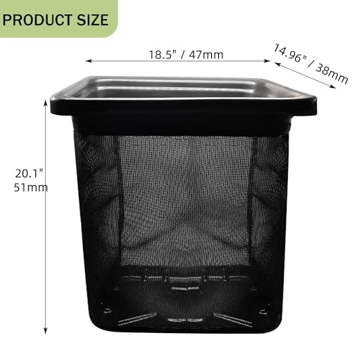 deawater 2PACK 964-04090A 964-05104 964-04096A Double Bagger Grass Bag Assembly for Troy-Bilt MTD Cub Cadet Craftsman Lawn Mower (Without Catcher Frame) - Thumbnail 2