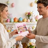 Generisch 3D Geburtstagskarte - -Erinnerung Mit Ei Und Häschen - Herzliche grußkarte Für n,Für Familien, Ehefrauen, Ehemänner, Freundinnen, Mütter, Väter, Lehrer Und Freunde