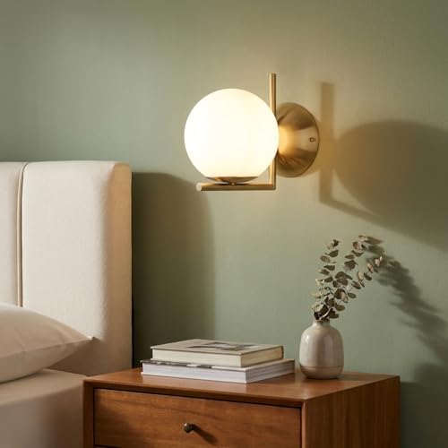 Aplique de pared ATOM iluminación interior para salones elegantes con esfera E27 2