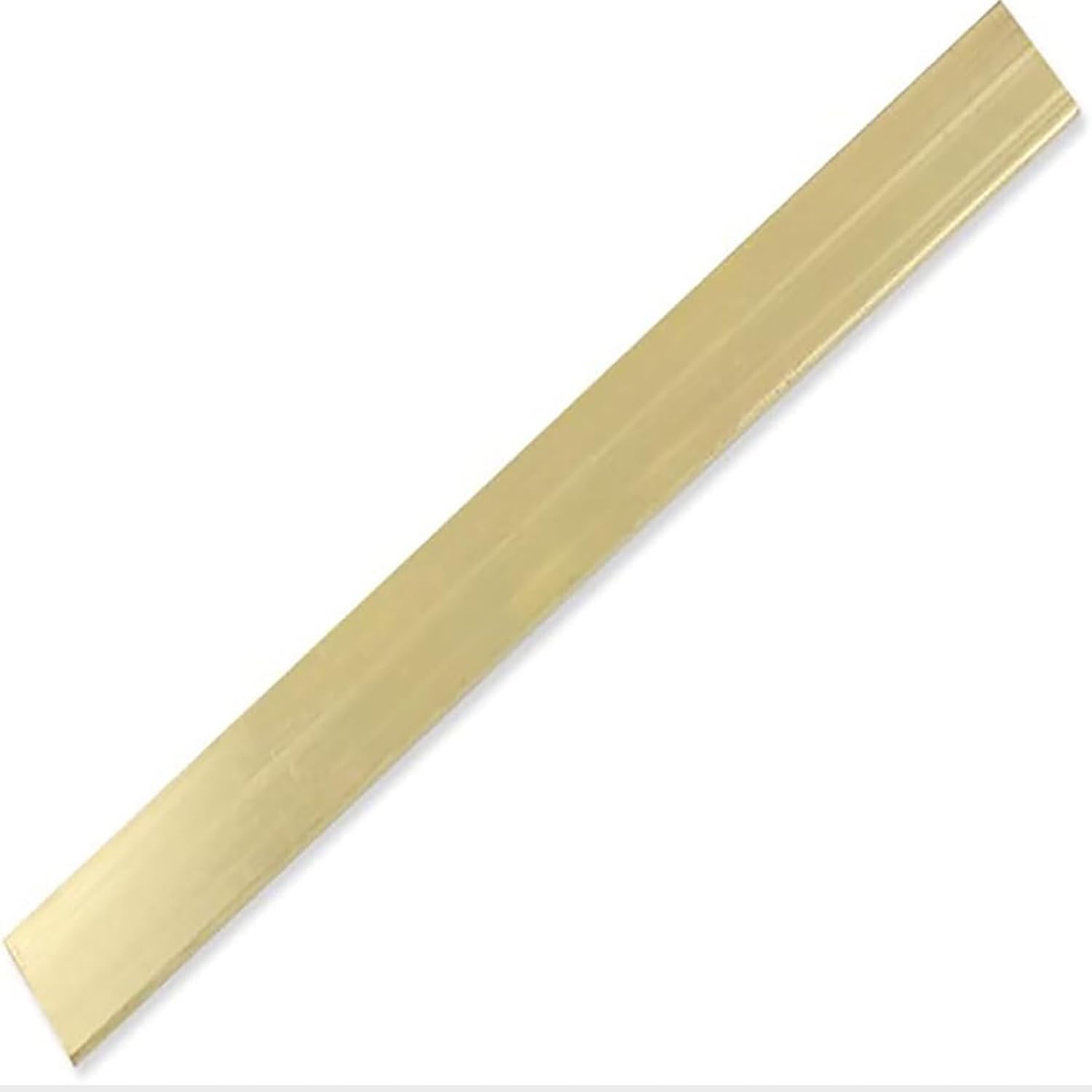 Barra Piatta in Ottone Massiccio, Spessore 5 mm, Lunghezza 500 Striscia in, Materiale del componente(60mm)