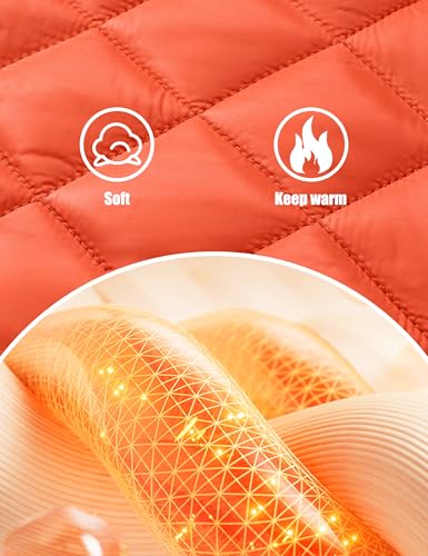 TACVASEN Mens Bomber Jacket Windproof Windbreaker Thermal Quilted Jacket Warm Winter Padded Coats3