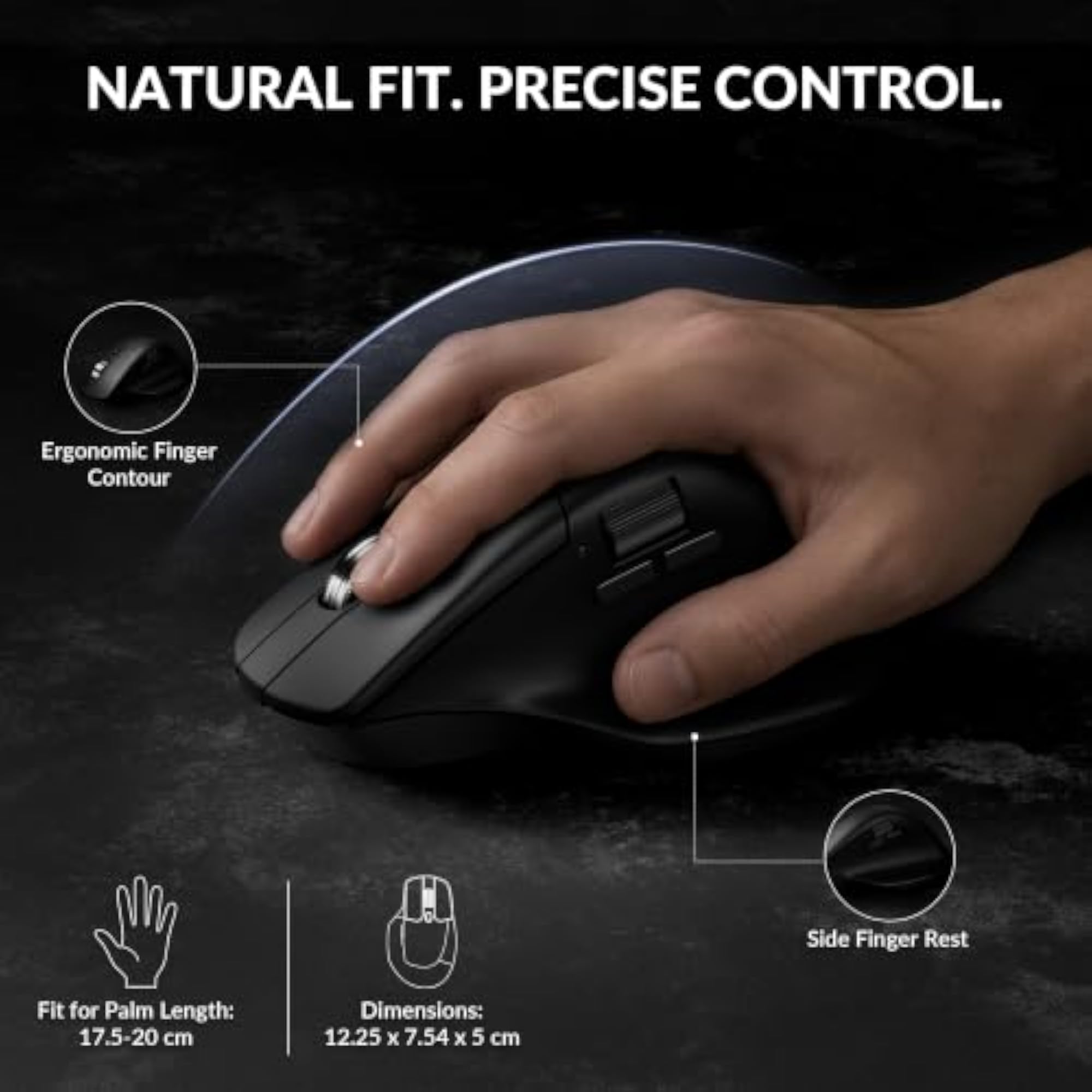 M6 Silent Wireless Gaming Mouse, Lightweight & Versatile