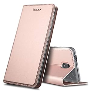 Verco Hoesje voor Nokia 2.2, Premium Kaartvak Flip Cover voor Nokia 2.2 Case [Magnetische Sluiting] beschermhoes, Roze