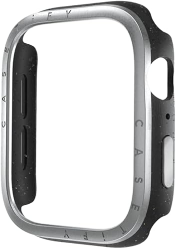 Vista 42 de CASETiFY Impact - Funda para reloj [bisel de aluminio cepillado] compatible con Apple Watch Series 4-6, SE, 1.575 pulgadas, color dorado Oro
