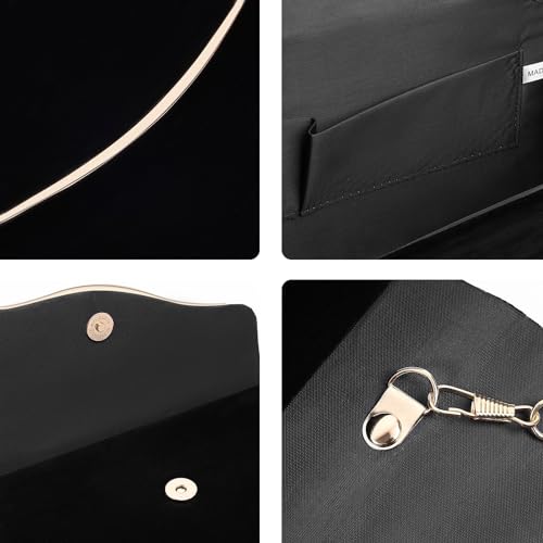 Image of Clutch Purses for Women Evening Bag Faux Suede Formal Party Wedding Cocktail Prom