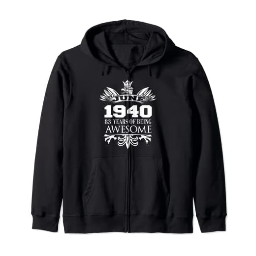 Vintage Junio 1940 83 Years Being Awesome Regalos de cumpleaños 83 Sudadera con Capucha