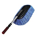 XYCYREWU Compatible for 1pc Car Wax Mop Retractable Long Handle Soft Bristle...