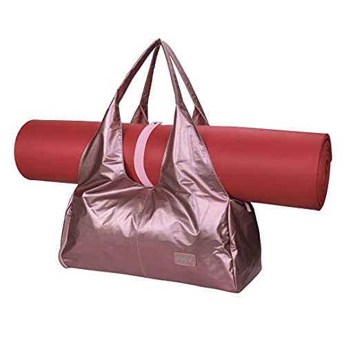 Bolsas de Gimnasio Mujeres, Zip Bolsa de colchoneta de yoga Grande, Bolsa de asa de yoga con correa,...