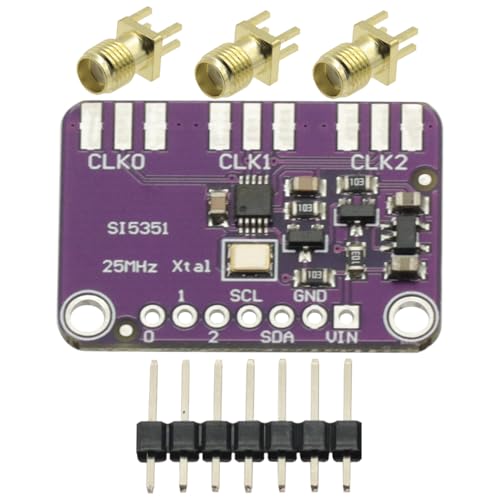 dc 3v-5v si5351a si5351 i2c clock generator breakout board module signal generator clock 8khz-160mhz for arduino