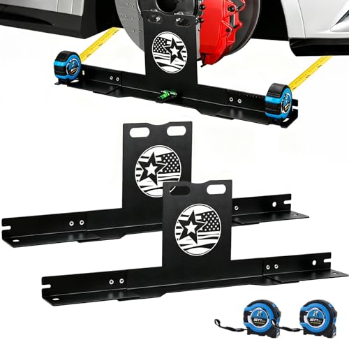 Upgraded Wheel Alignment Tool with 2 Imperial Tape Measure...