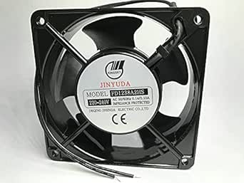 Amazon.com: 12cm JINYUDA FD1238A2HS 220-240V 0.14/0.10A AC Cooling Fan ...