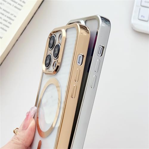Coque cordon iPhone 12 transparente magnétique bleu pour voyage