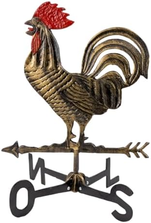 Galo do Vento em Alumínio Fundido Sítio/Fazenda - Grande