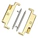ZJchao Stainless Steel Watch Band Adapter, Metal Watch Band Connection Adapter, 18-22mm Universal Watch Band Adapters for Changing to Your Favorite Watch Band (Gold)