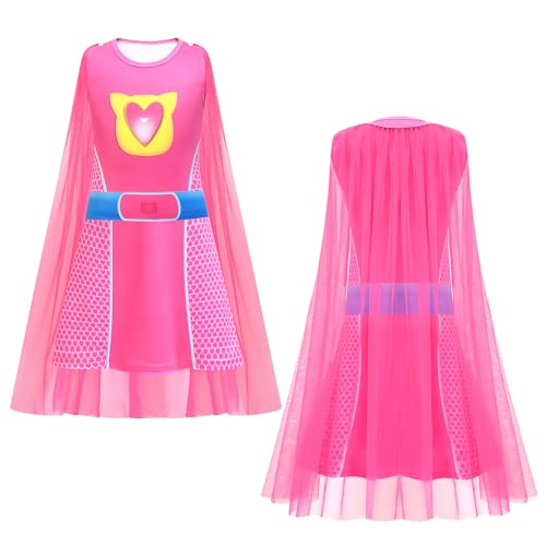 Vestido sin mangas con capa larga para niña miniatura 3
