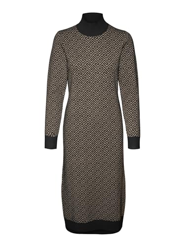VERO MODA VMARIA Art LS HIGH-Neck Calf Dress GA