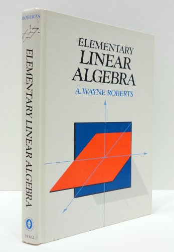 Elementary Linear Algebra 0805383026 Book Cover