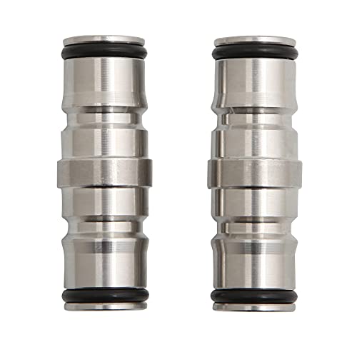 2PCS Homebrew Beer Ball Lock Jumper Post Corny Keg Liquid and Gas Jumper Post Double Ended Corny Post Stainless Steel 304 Keg Quick Disconnect Jumper Post for Cleaning Beer Brewing