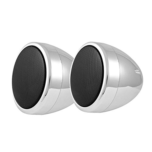 AMPIRE Premium Aufbaulautsprecher, 7cm, verchromt - QX75-CHR