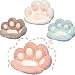 Cat Paw Cushion Cute Seat Cushion,Cat Paw Shape Lazy Sofa Bear Paw Chair Cushion Bear's Paw Office Chair Cushion Skin-Friendly Floor Mat (Blue)