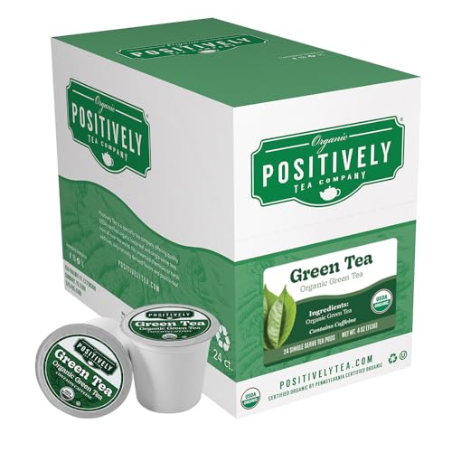 Company, Organic Green Tea, K-cup Compatible, 24 Pods
