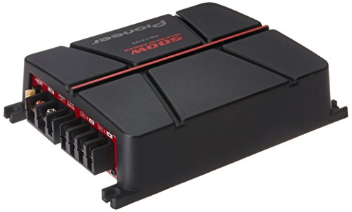 Pioneer Gm-A3702 2-Channel Bridgeable Amplifier ,Black/Red #TOP1
