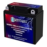 Mighty Max Battery YB9A-A -12 Volt 9 AH, 130 CCA, Rechargeable Maintenance Free SLA AGM Motorcycle Battery