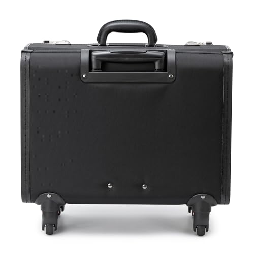 Alpine Swiss 4-Wheel Rolling Briefcase