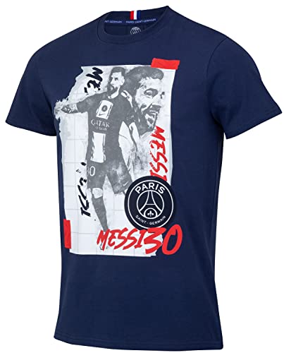 Paris Saint-Germain PSG T-Shirt - Lionel Messi - Official Collection Men's Size XXL, Blue