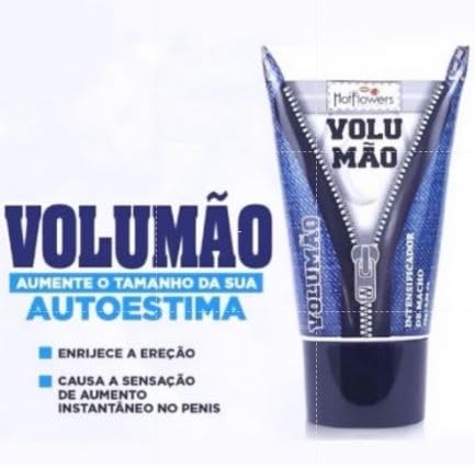 Combo de Gel Lubrificante Masculino Volumão e Prolonador de Ereçao Hot Long