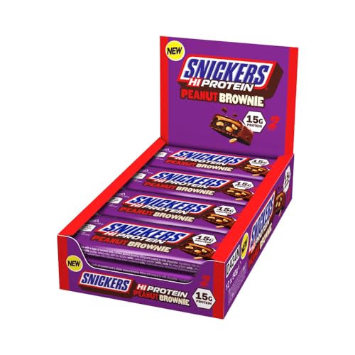 Snickers Snickers High Protein Bar - Peanut Brownie (12x50g) Milk Chocolate