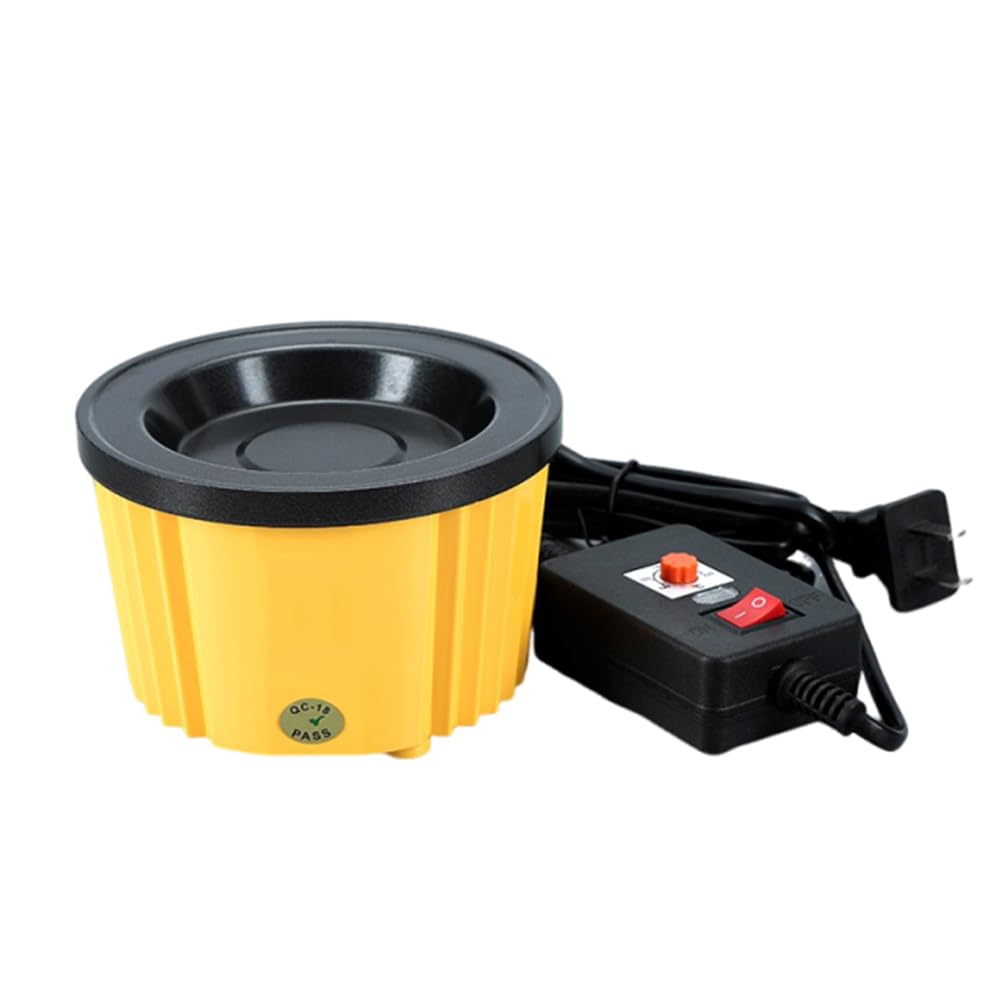 Olla eléctrica de pegamento termofusible para proyectos de manualidades, pistola de pegamento de control de temperatura estable para madera, tela, reparaciones de bricolaje