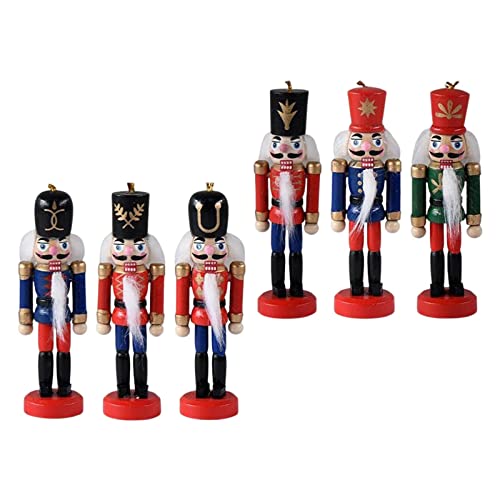 MERIGLARE 4 Piezas Figura Estatua Madera Adorno Creativo con Base Adecuado para Ambientar Fiesta Colección Decoración de INT, C, 13cm
