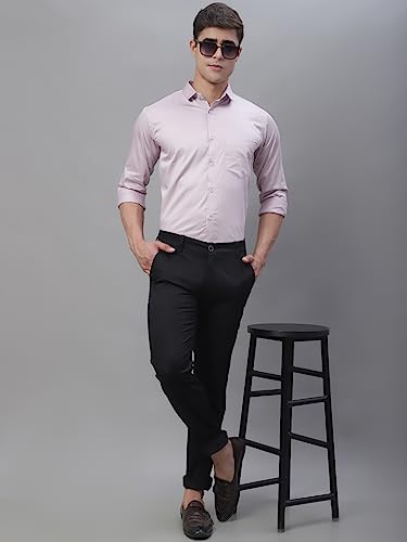 Image of Majestic Man Slim Fit Satin Cotton Formal Shirt for Men
