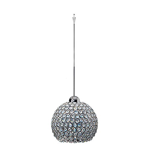 WAC Lighting QP-LED335-CL/CH Roxy Quick Connect LEDme Pendant with Clear Shade and Chrome Socket Set