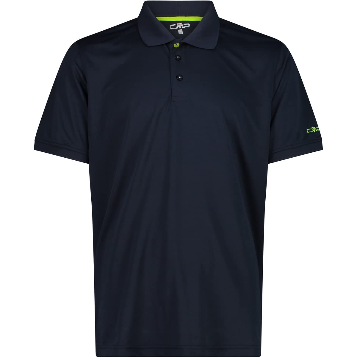 CMP Men's Polo B.Blue-Limegreen UK XL