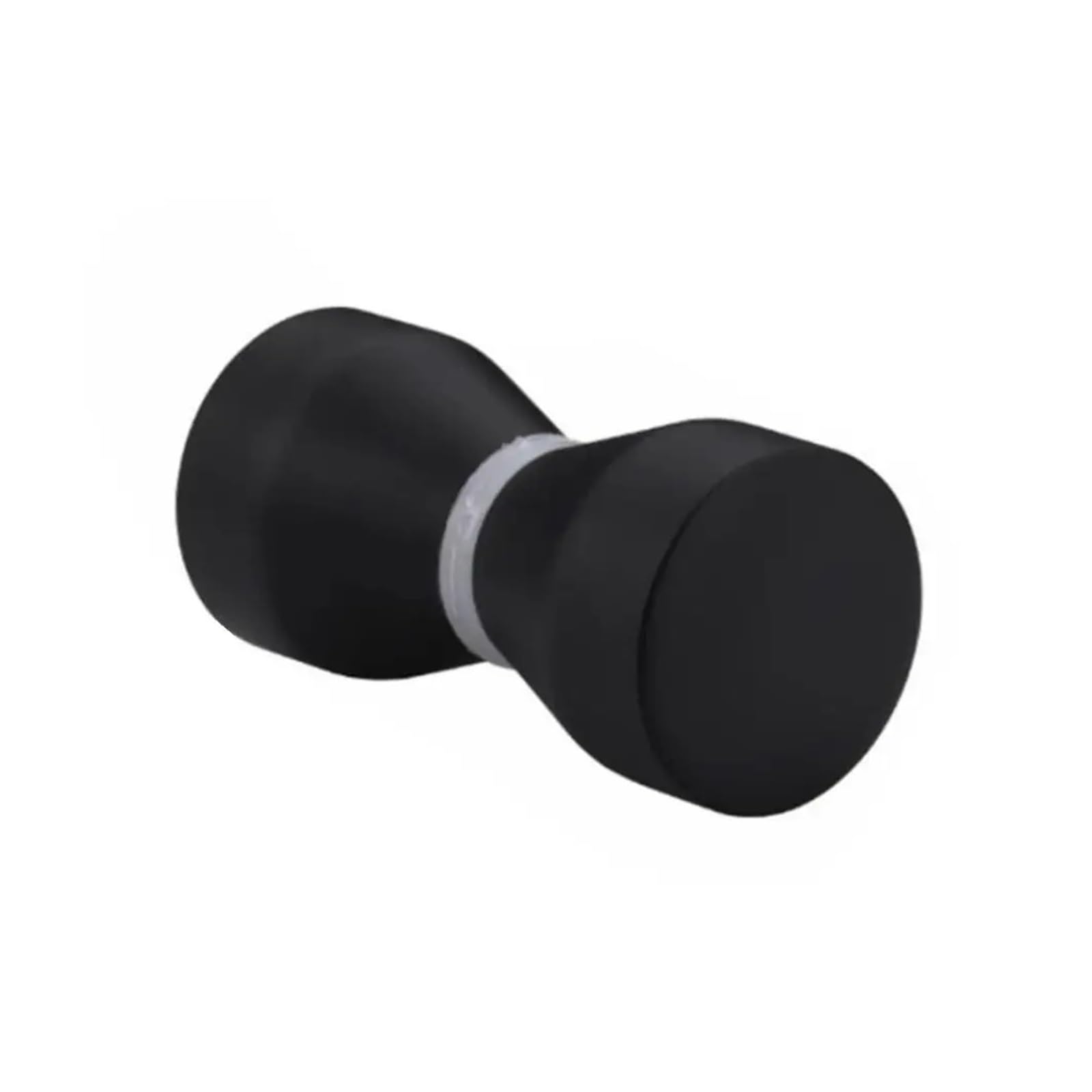 PPQIRU 2pcs Kitchen Hardware Bathroom Glass Door Knob Wardrobe Pulls Shower Handle Cabinet for Shower Door(Black-A)
