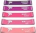Tuco Sport Set Da 5 Bande Elastiche Fitness【5 Livelli Di Resistenza-Lattice Naturale】Elastici Per Allenamento【Con Istruzioni Per Esercizi E Borsa per Il Trasporto】 Per Pilates,Yoga,Palestra (Pink)