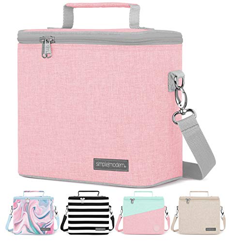 Simple Modern 4L Blakely Lunch Bag for Women & Men - Pink Insulated