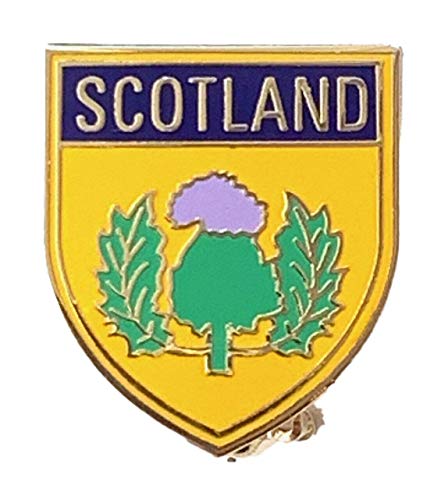 Preisvergleich Produktbild Schottland Distel Emaille Reversnadel Abzeichen (T1291)