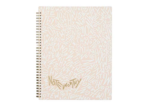 Blue Sky Noteworthy 2019-2020 Academic Year Weekly & Monthly Planner, Durable Flexible Cover, Gold-Tone Twin-Wire Binding, 8.5