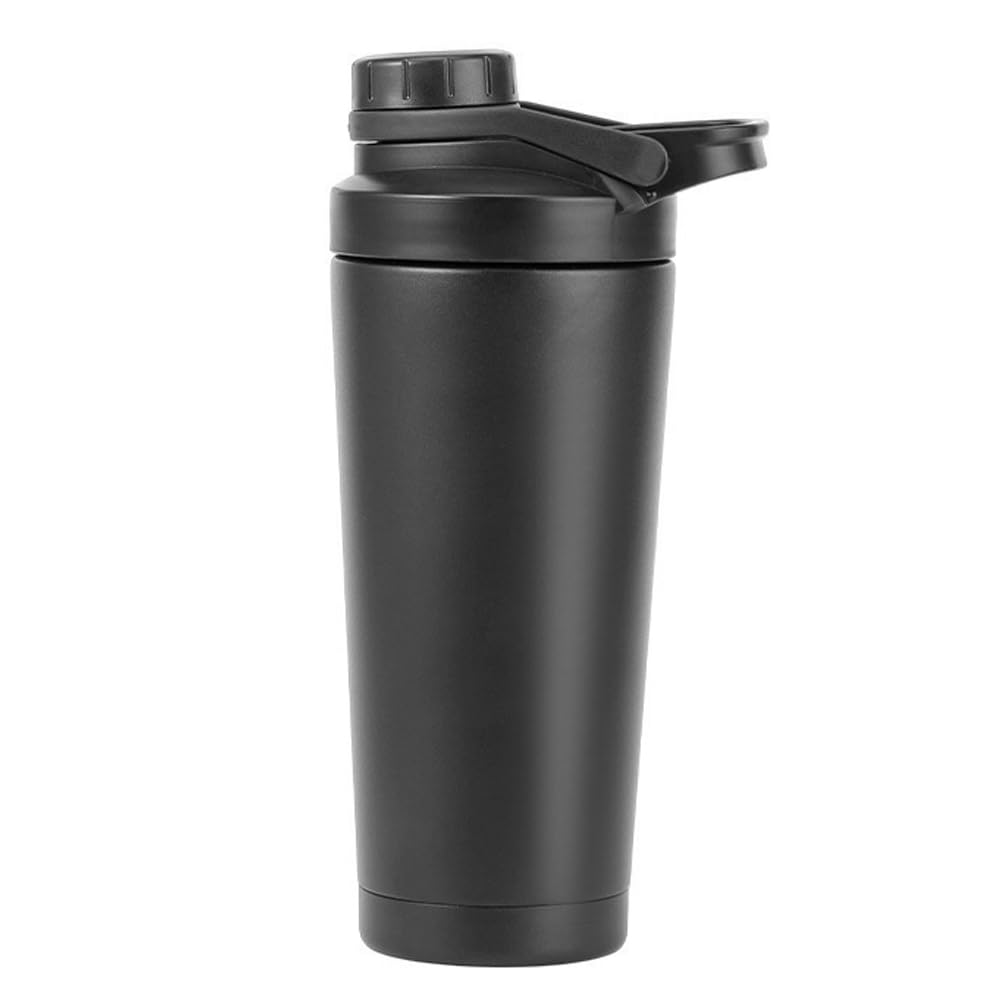 Bouteille shaker de protéines haut de gamme en acier inoxydable durable de 750 ml