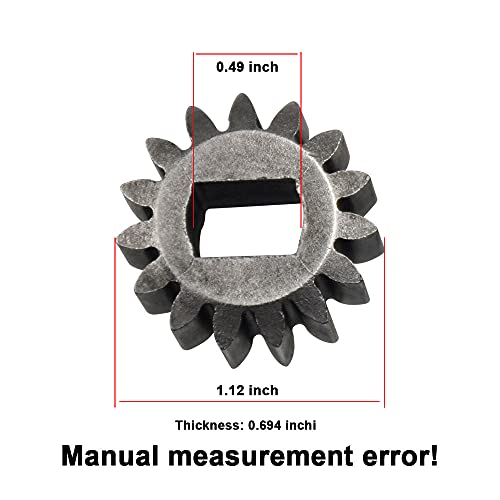 DECKMAN Lawn Mower Parts 131-5399 Pinion Gears - 2 Pack (15T) Compatible with Toro/Lawn Boy 110-9417 30" Mower - for Lawn Boy Insight Mowers from 2007-2012, for Toro Super Baggers 2009-2011 - Image 3