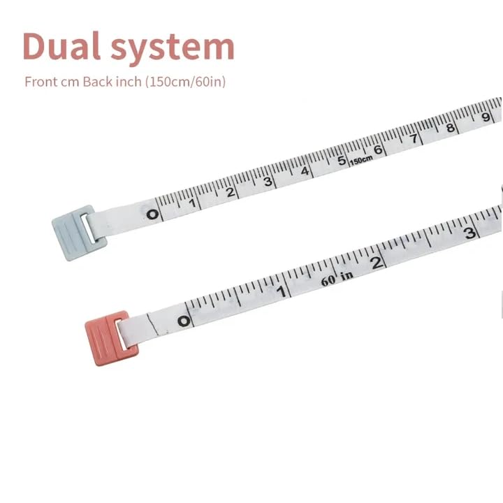 Image of Indiana 2 pcs Mini Tape Measure 150 cm /60 inches,Perfect Body Tape Measure and Waist Tape Measure
