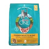 Purina ONE Natural Dry Cat Food, Tender Selects Blend With Real Chicken - 7 lb. Bag